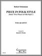 PIECE IN FOLK STYLE 2 Euphonium 2 Tuba QUARTET P.O.D. cover